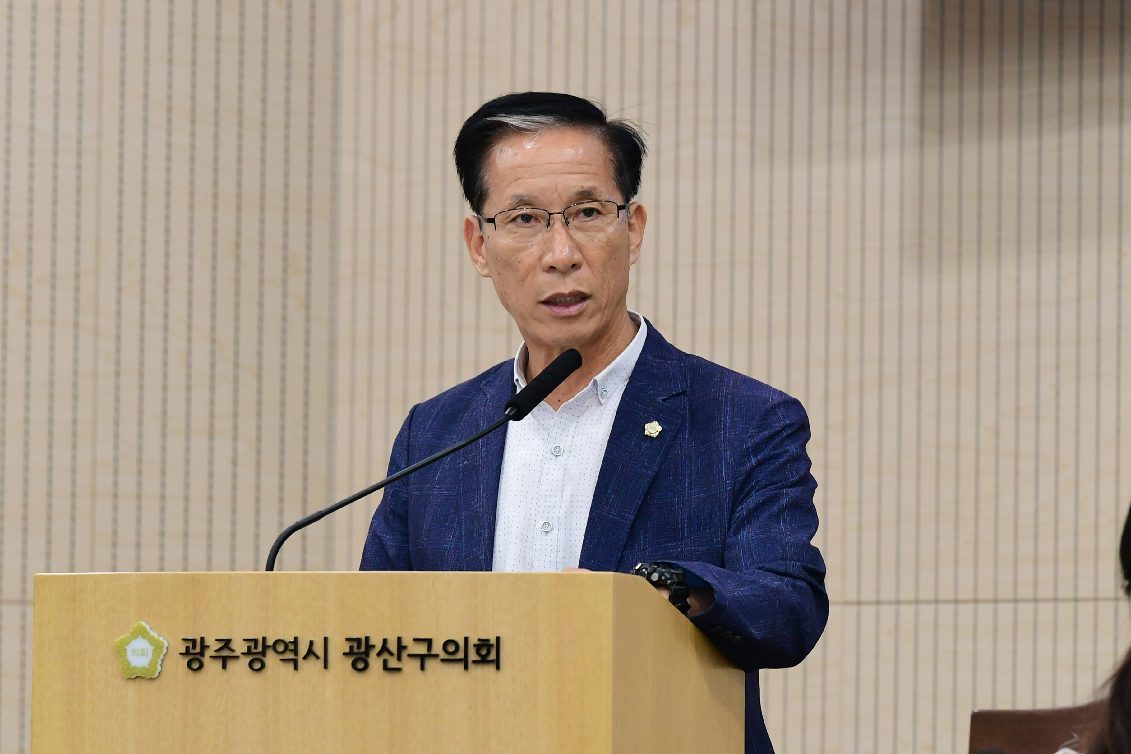 진보당 국강현 광산구의원, “소촌산단 용도변경 관련 구청장 발언은 부적절…공식 사과해야” 첨부이미지 : 3-3_제281회 임시회 제1차 본회의 5분자유발언_국강현 의원.jpg