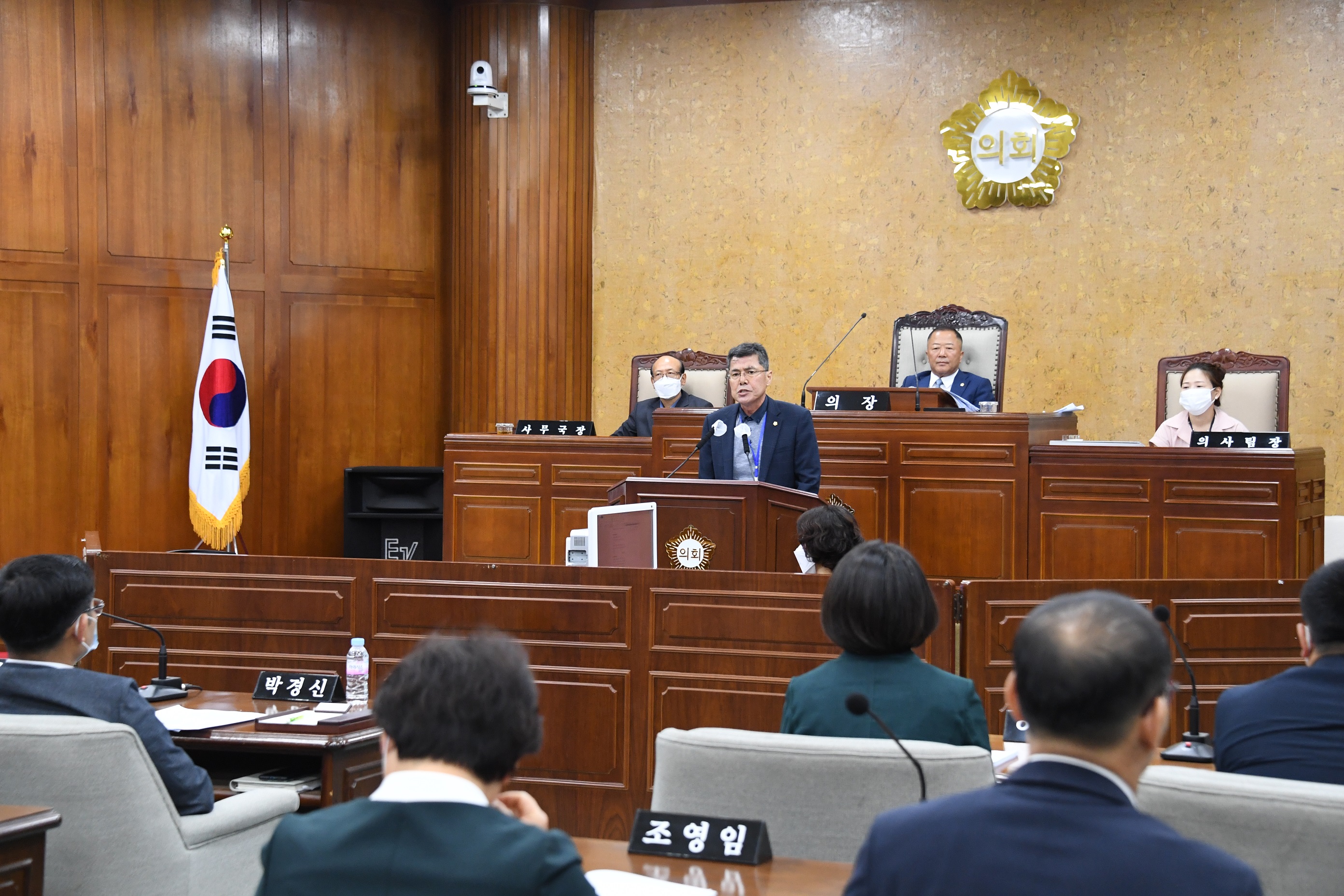 광산구의회 조상현 의원, 후반기 의원 발의 조례안 대표성‧전문성 당부   첨부이미지 : _200629_광산구의회 제255회 정례회 5분발언_조상현 의원(2).JPG