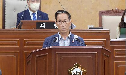 국강현 광산구의원, 5분 자유발언 통해 협치·적극행정 당부