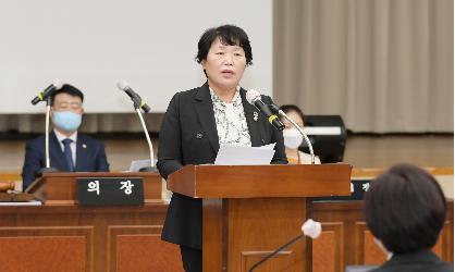 조영임 광산구의원, ‘주민자치 거점공간 확보 등’ 촉구