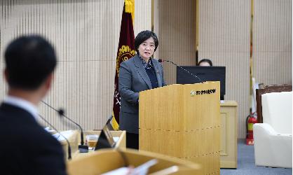 김은정 광산구의원, 첨단둘레길·시민광장 사업 ‘송곳 질문’