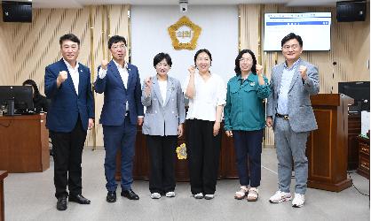 광산구의회, 예결특위 구성 완료…위원장에 강한솔 의원