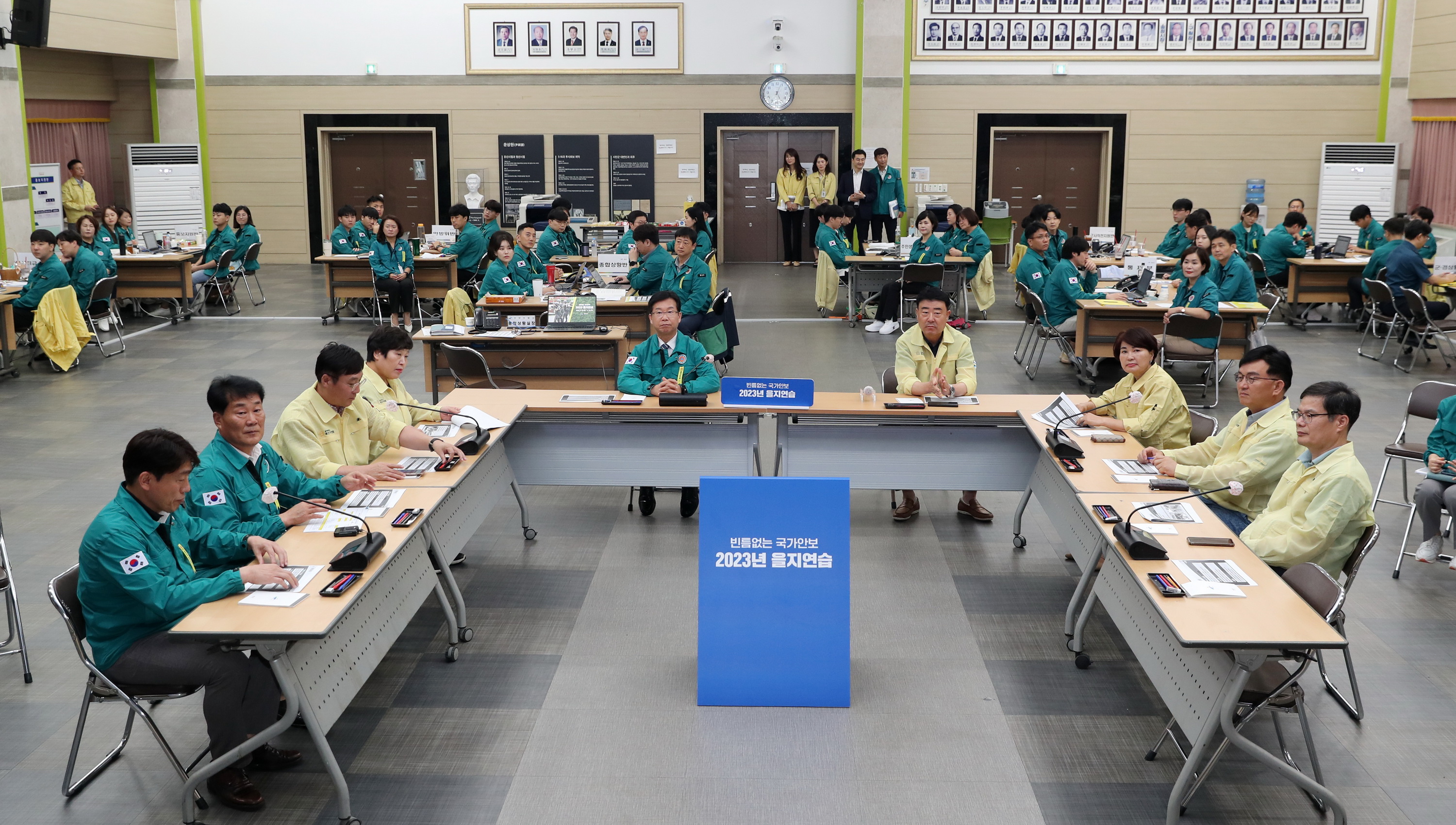 광산구의회, 을지연습 종합상황실 격려 방문 첨부이미지 : 2-1_20230824_광산구의회, 을지연습 종합상황실 격려 방문.jpg