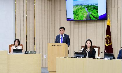 정재봉 광산구의원, 장록습지 수질 개선 ‘하수도 분류식화’ 필요